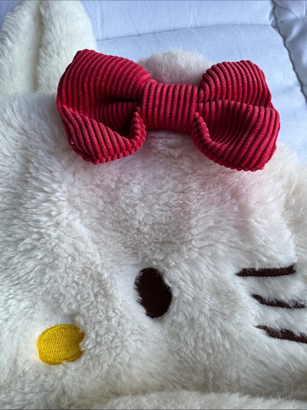 Hello kitty fuzzy backpack